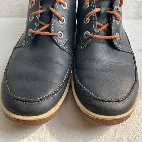 ECCO Women’s Chase Il Bootie Navy Blue Leather Size 37 - Picture 9 of 16